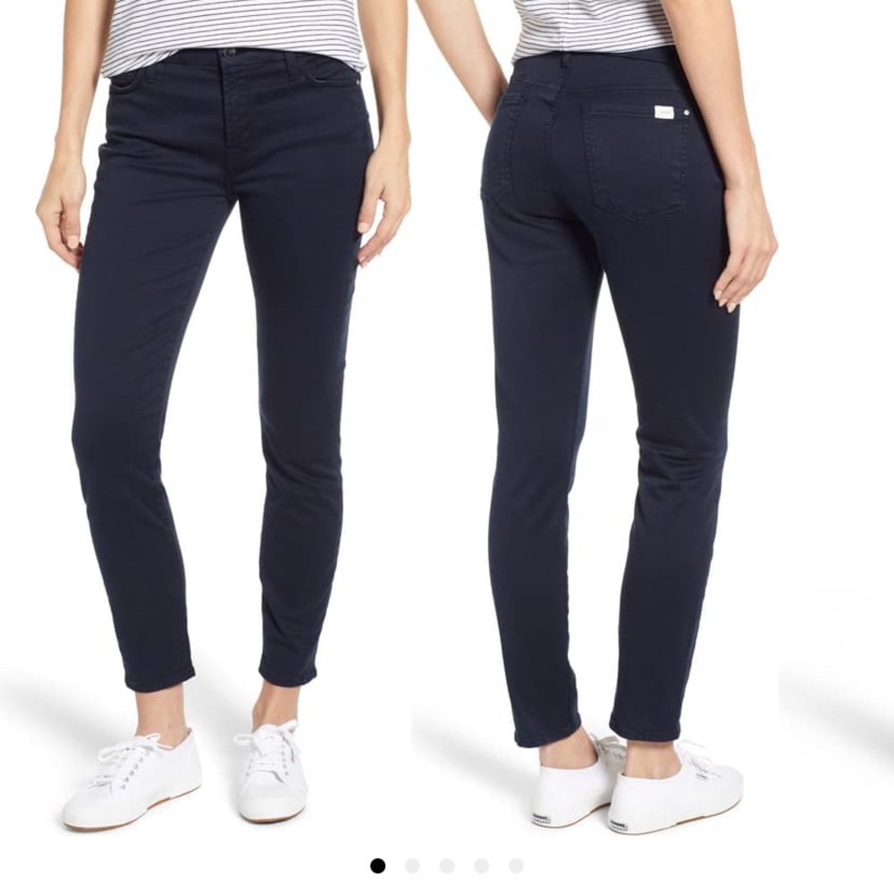 Jen7 Sateen Ankle Skinny